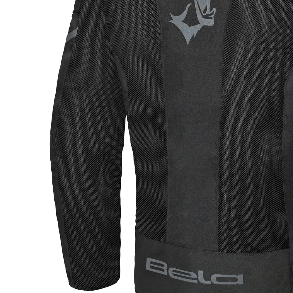 BELA MESH PRO Moto Casaco Senhora Preto - Imagem traseira esquerda da Casacos