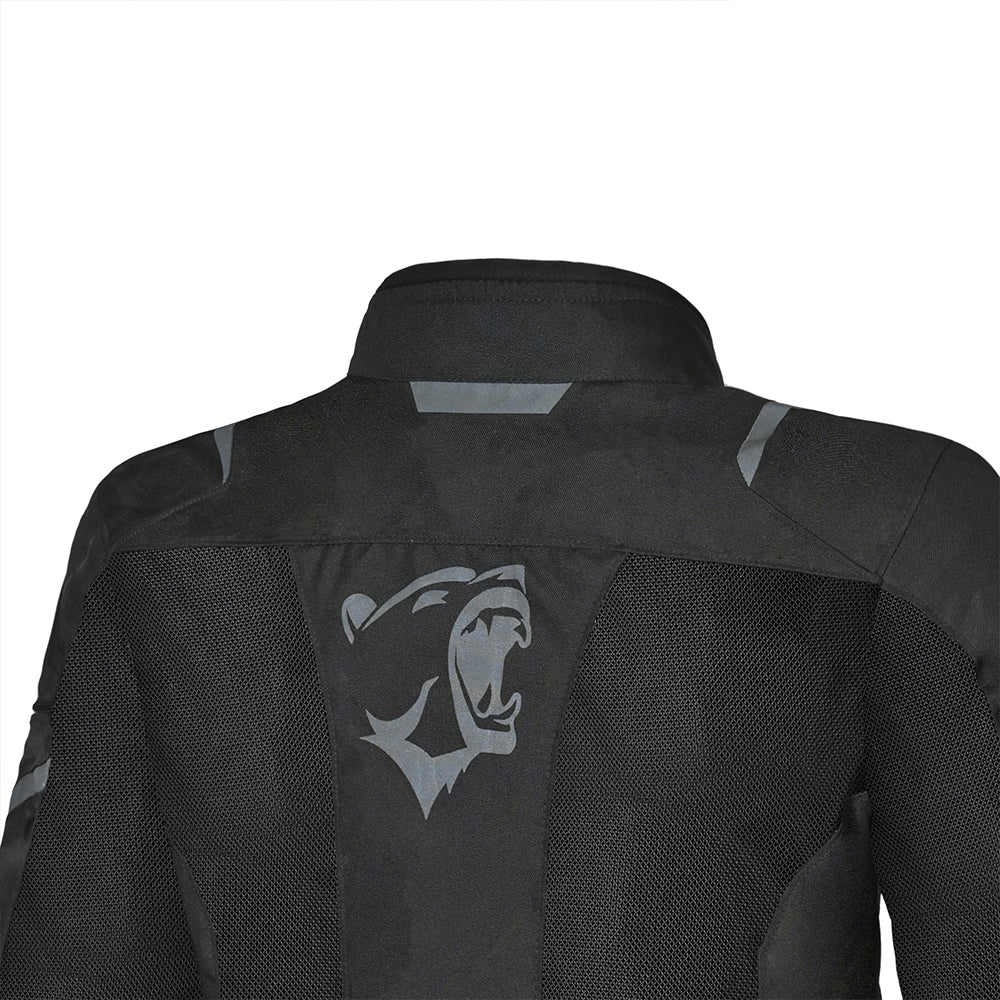 BELA MESH PRO Moto Homem Casacos Preto- Imagem central traseira da Casacos
