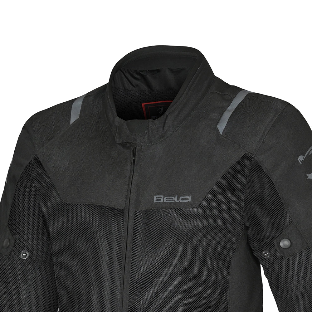 BELA MESH PRO Moto Homem Casacos Preto - Imagem central frontal da Casacos