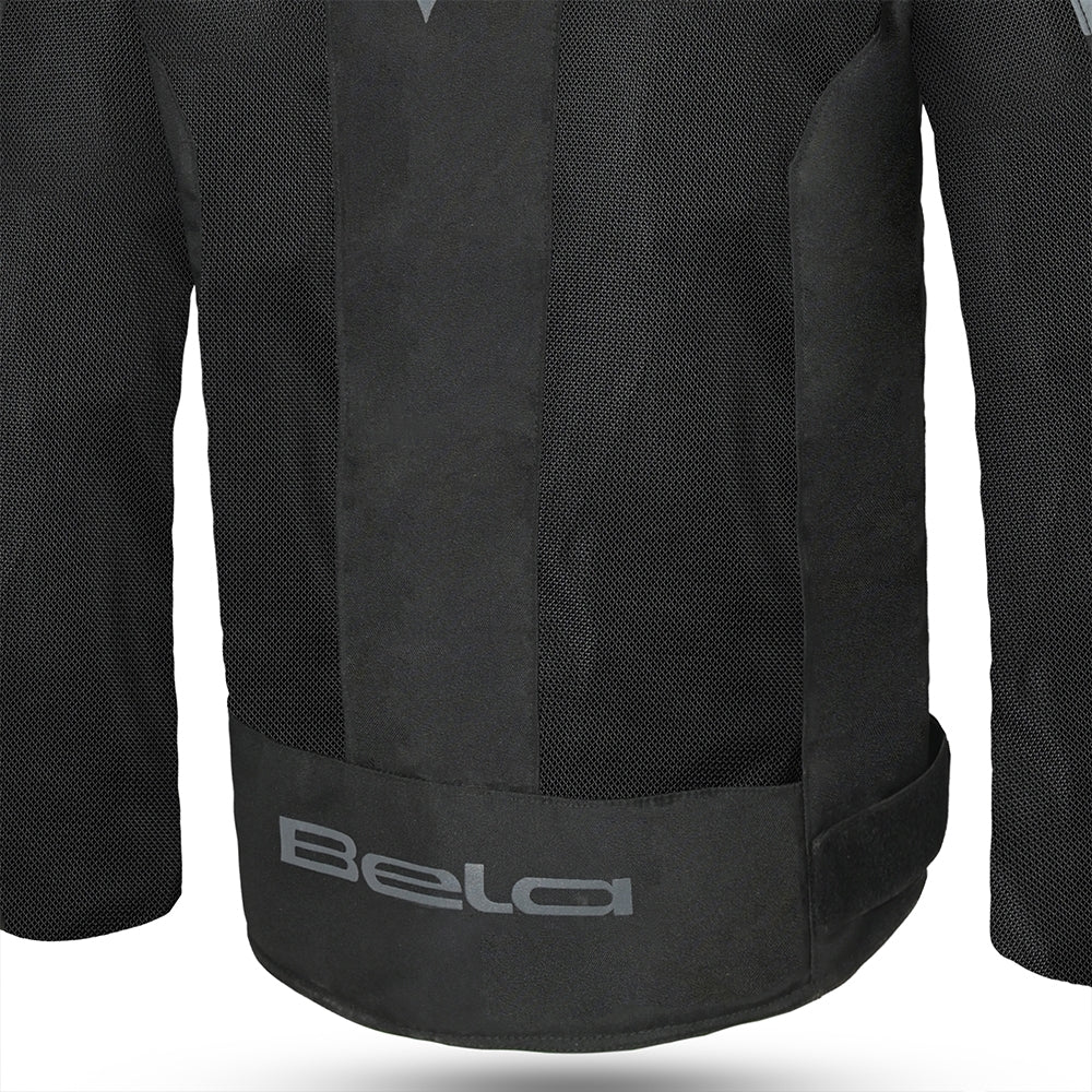 BELA MESH PRO Moto Homem Casacos Preto - Imagem central traseira da Casacos