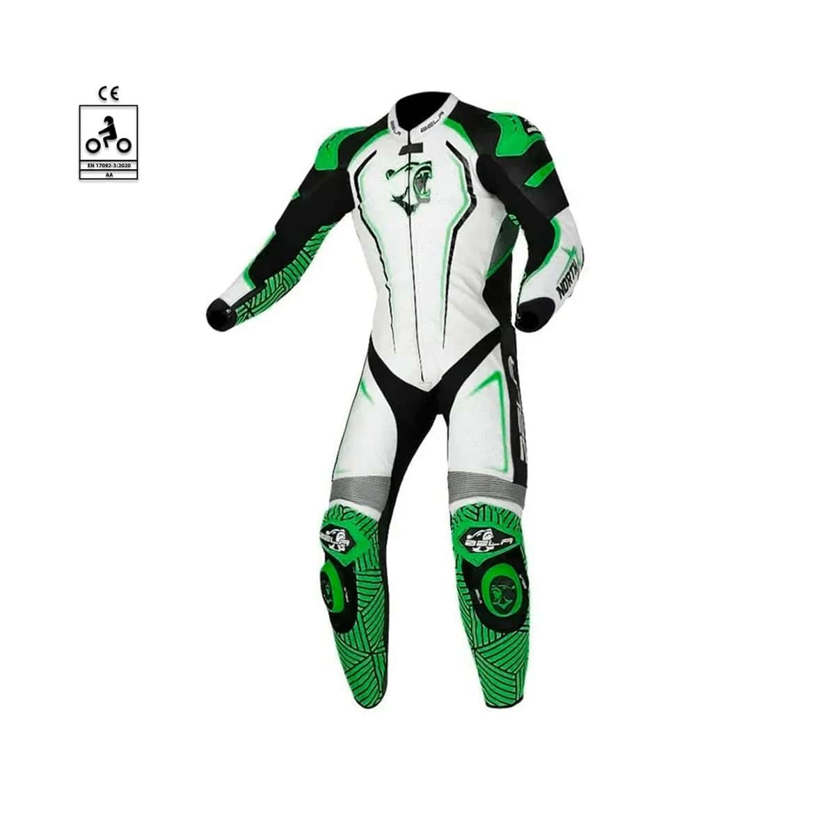BELA MONO 1 PC NORTH STAR Moto Fatos Branco Preto Verde