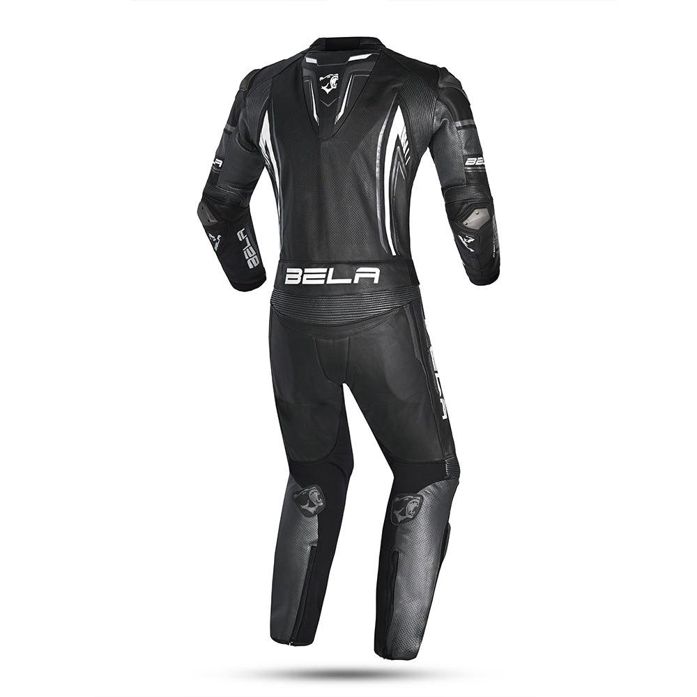 BELA 2 PC Beast Couro Moto Fato Preto Antracite Branco – 2 – Maximomoto PT