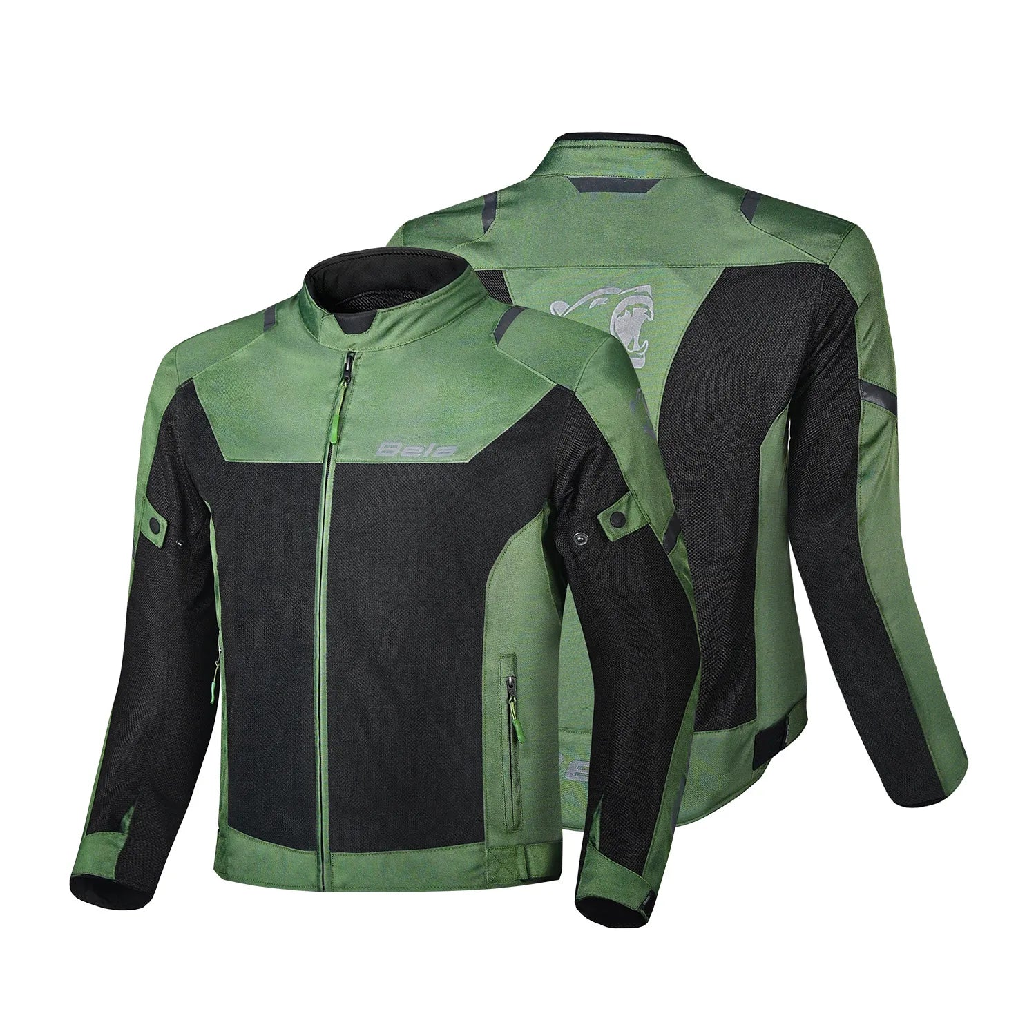 BELA MESH PRO TEXTIL CASACOS DE MOTO HOMEM VERDE PRETO – 2 – Maximomoto PT