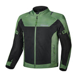 BELA MESH PRO TEXTIL CASACOS DE MOTO HOMEM VERDE PRETO