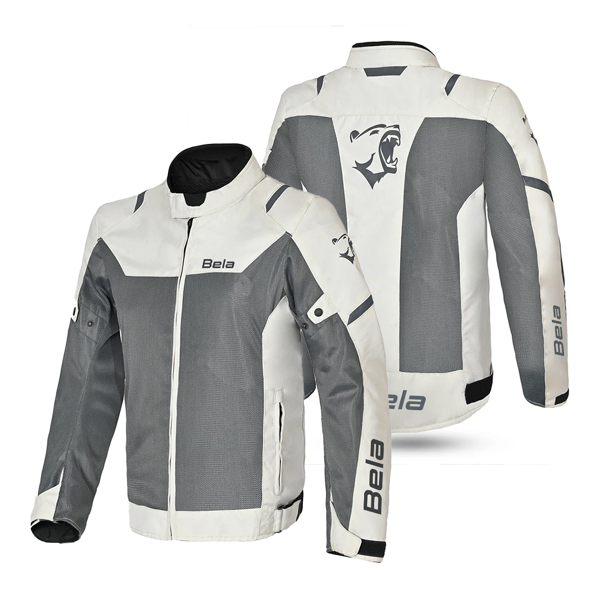 BELA MESH PRO Casacos De Moto Homem Gelo Cinzento – 2 – Maximomoto PT