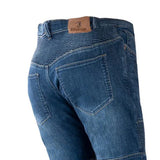 BELA METRO Jeans De Moto Azul
