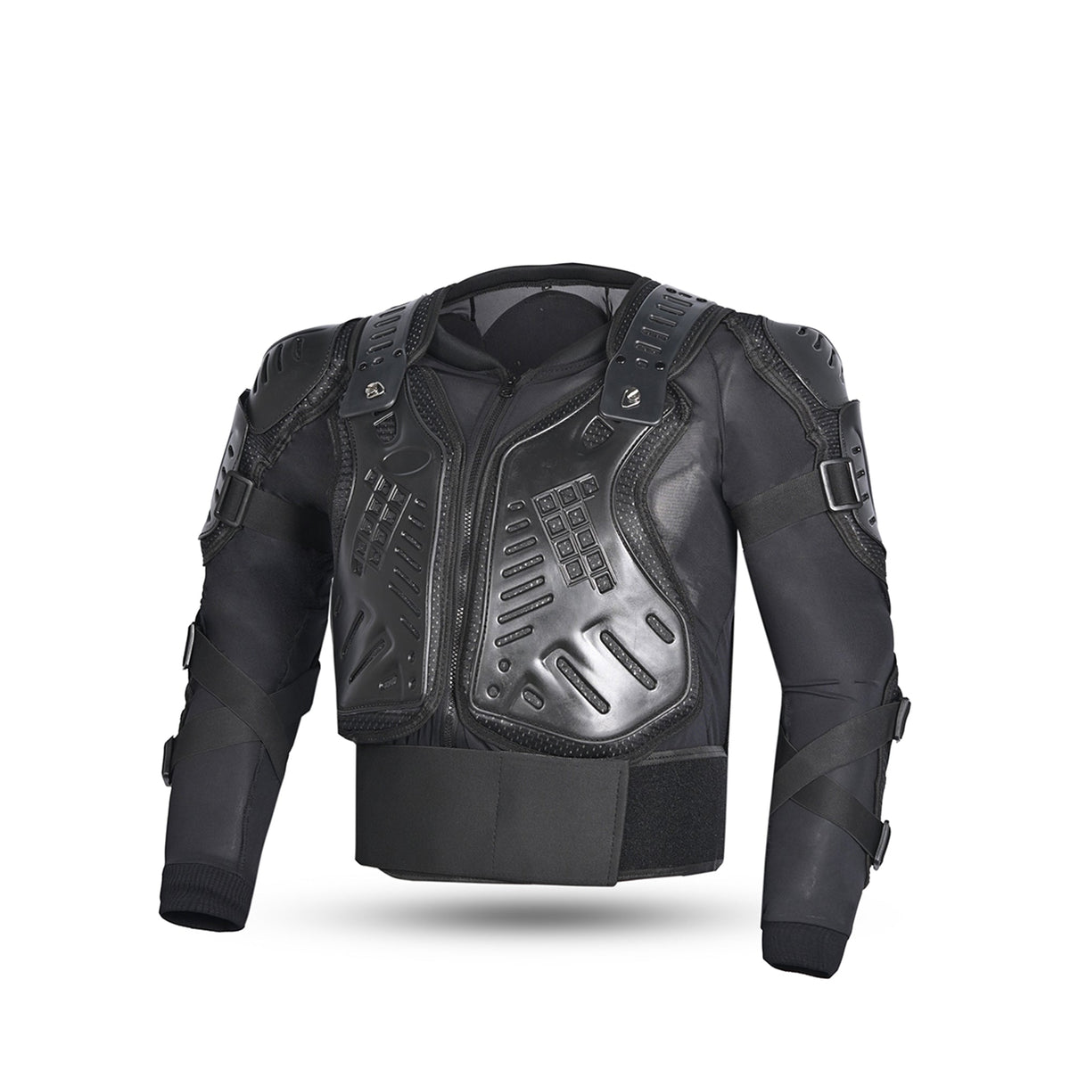 BELA Moto Motocross Textil Protetora Casaco Preto - Imagem frontal da Casacos 