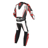 BELA North Star 2 PC Moto Fotas Preto Branco Vermelho - Imagem traseira do terno