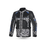 BELA ONSAKER Camuflagem Moto Textil Casacos Azul - Imagem frontal da Casacos 