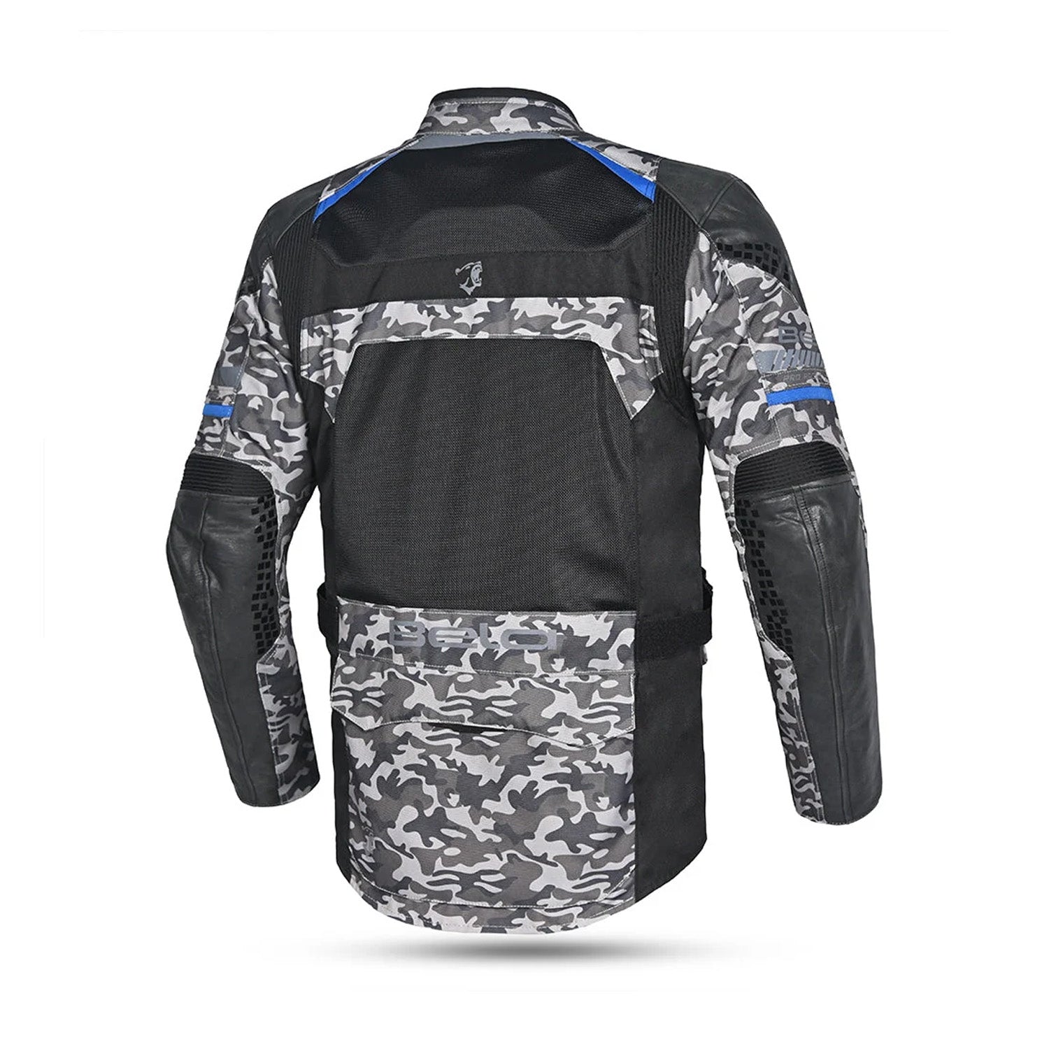 BELA ONSAKER Camouflage Motorcycle Textile Jackets Blue Black – 3 – Maximomoto PT