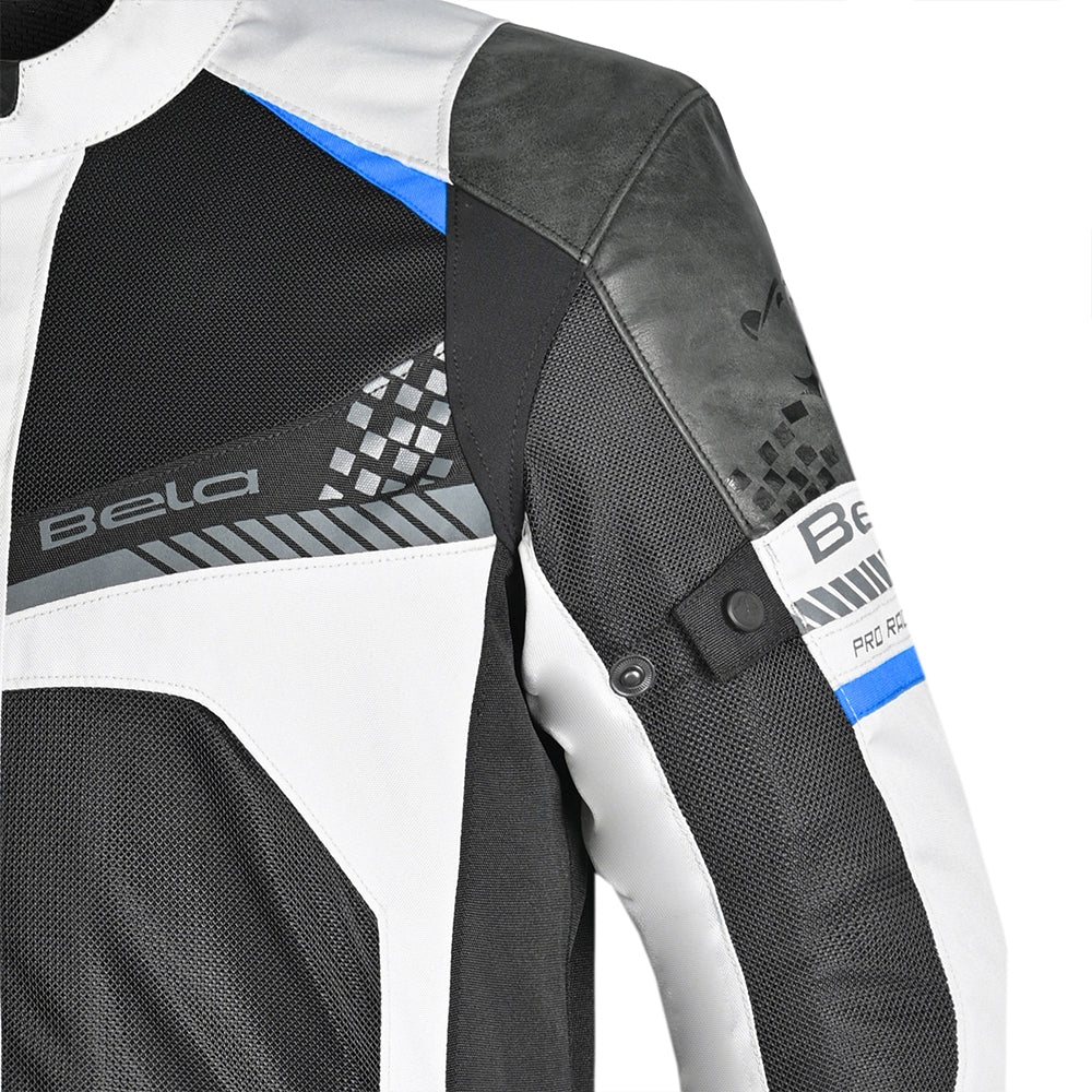 BELA ONSAKER Moto Textil Casacos Azul Gelo Preto