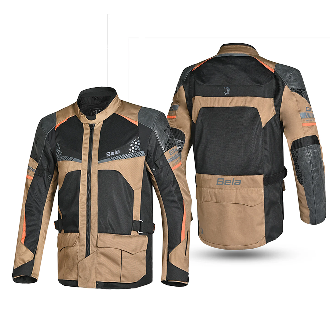 BELA ONSAKER Casacos De Moto Textil Arena Preto Laranja – 2 – Maximomoto PT