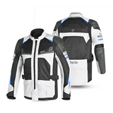 BELA ONSAKER Motorcycle Textile Jackets Ice Blue Black