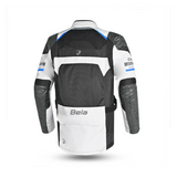 BELA ONSAKER Motorcycle Textile Jackets Ice Blue Black
