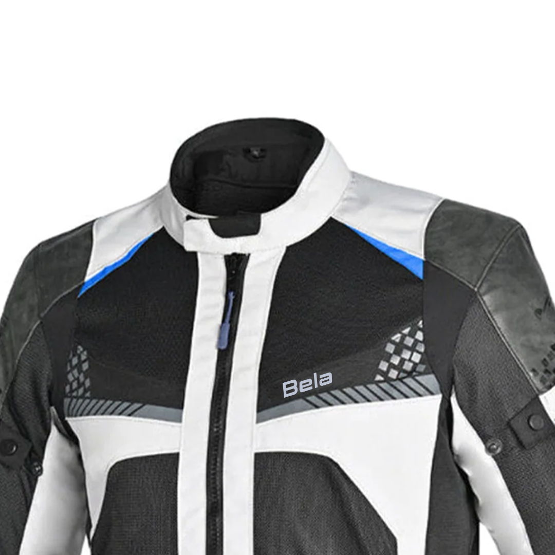 BELA ONSAKER Motorcycle Textile Jackets Ice Blue Black – 4 – Maximomoto PT