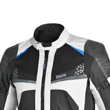 BELA ONSAKER Motorcycle Textile Jackets Ice Blue Black