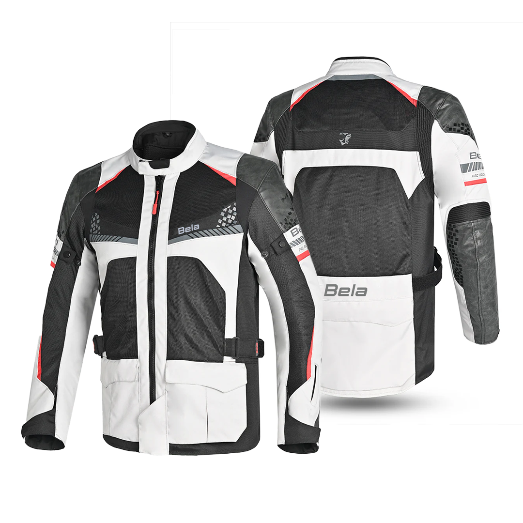 BELA ONSAKER Textile Motorcycle Jackets Ice Black Red – 2 – Maximomoto PT