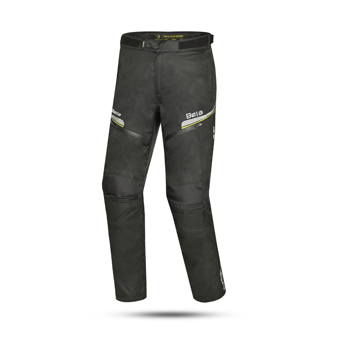 BELA CALM DIGGER Moto Textile Men's Pants Black Yellow 32L