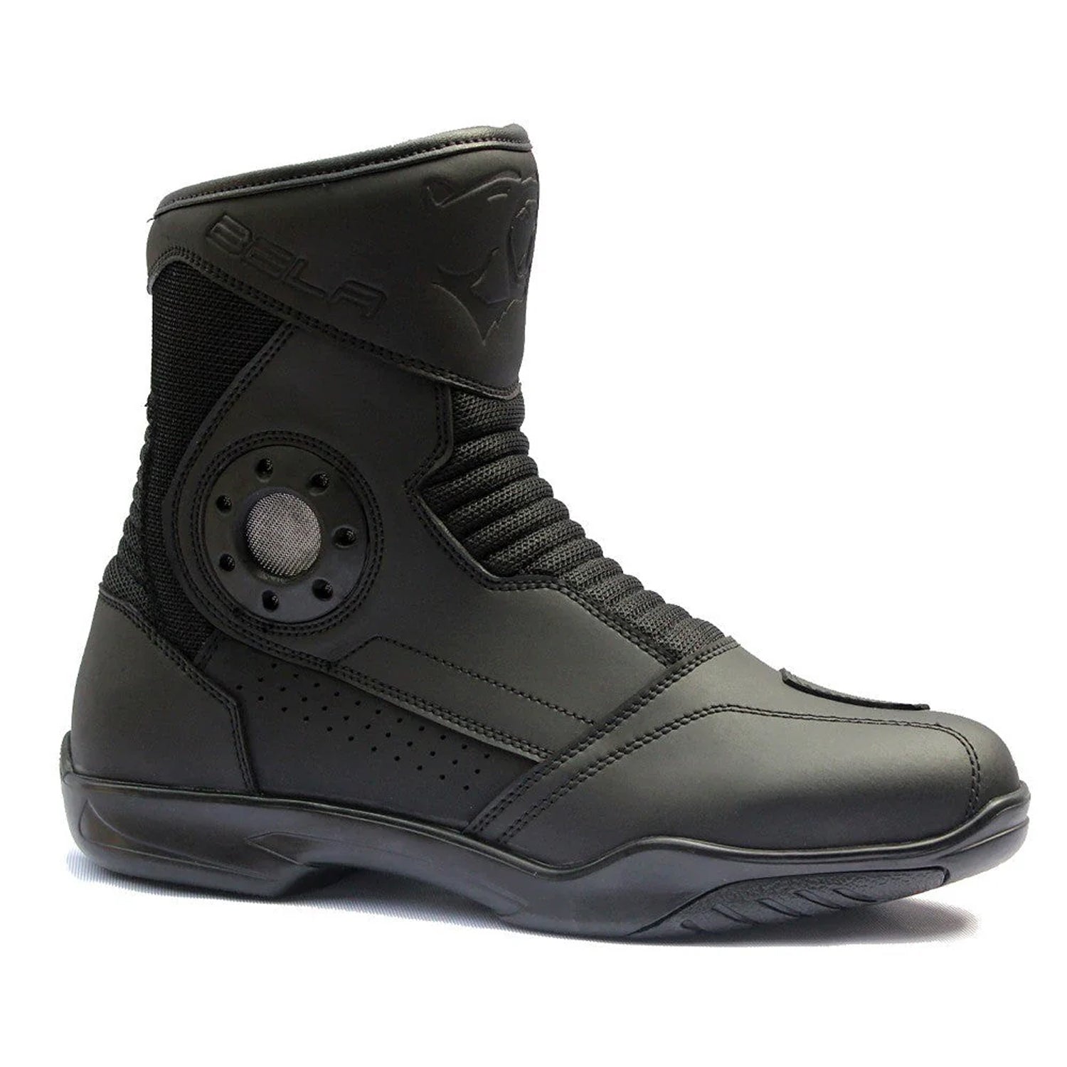 BELA Prime Curto Botas De Moto Homem Couro Preto – 2 – Maximomoto PT
