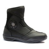 BELA Prime Curto Botas De Moto Homem Couro Preto