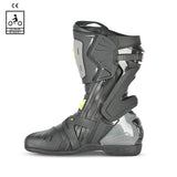 BELA RACE PRO (R-6) Moto Couro Botas Preto - Imagem do lado esquerdo de Boots