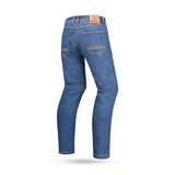 BELA RIO Denim Jeans Moto Senhora Calcas Azul