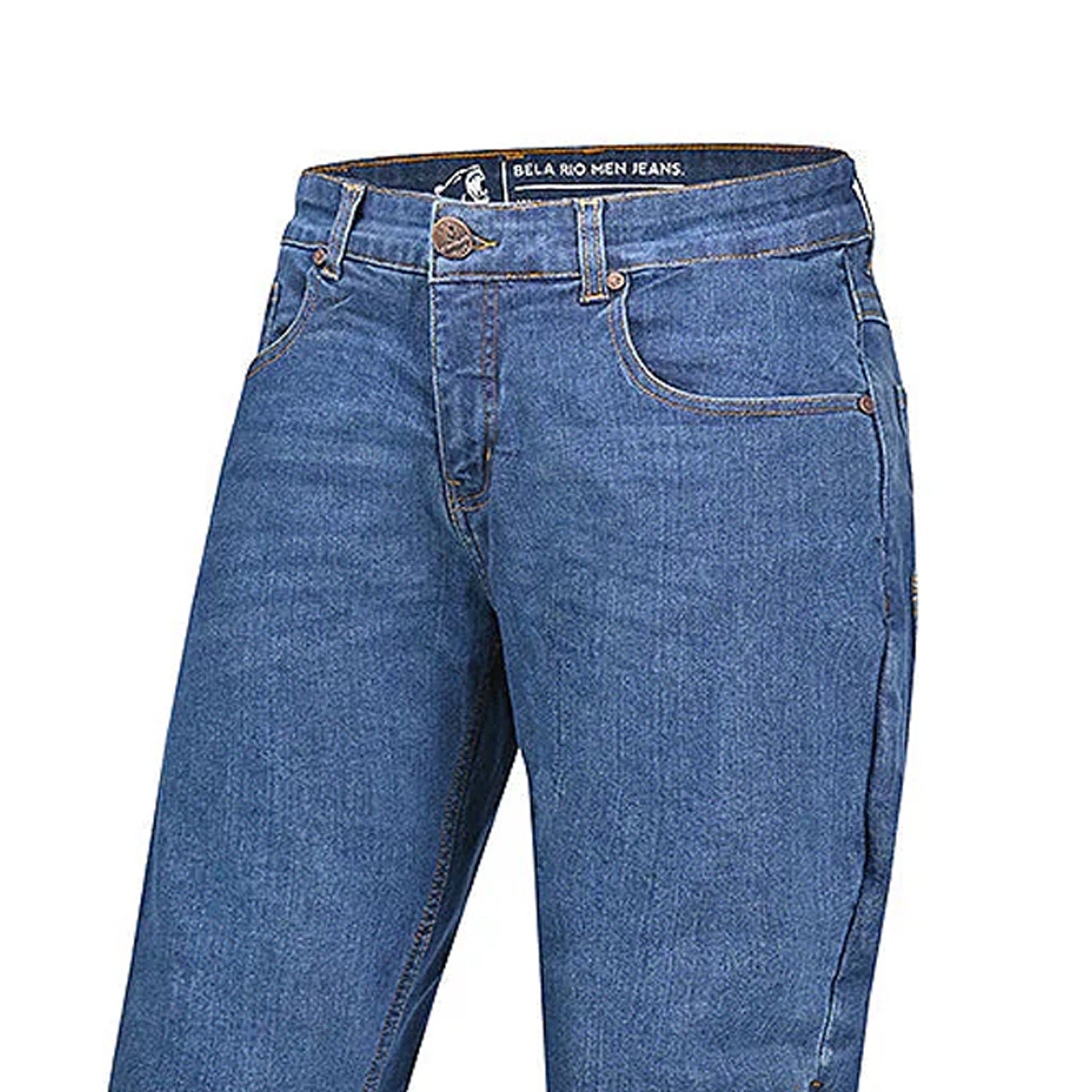 BELA RIO Denim Jeans Moto Senhora Calcas Azul – 6 – Maximomoto PT