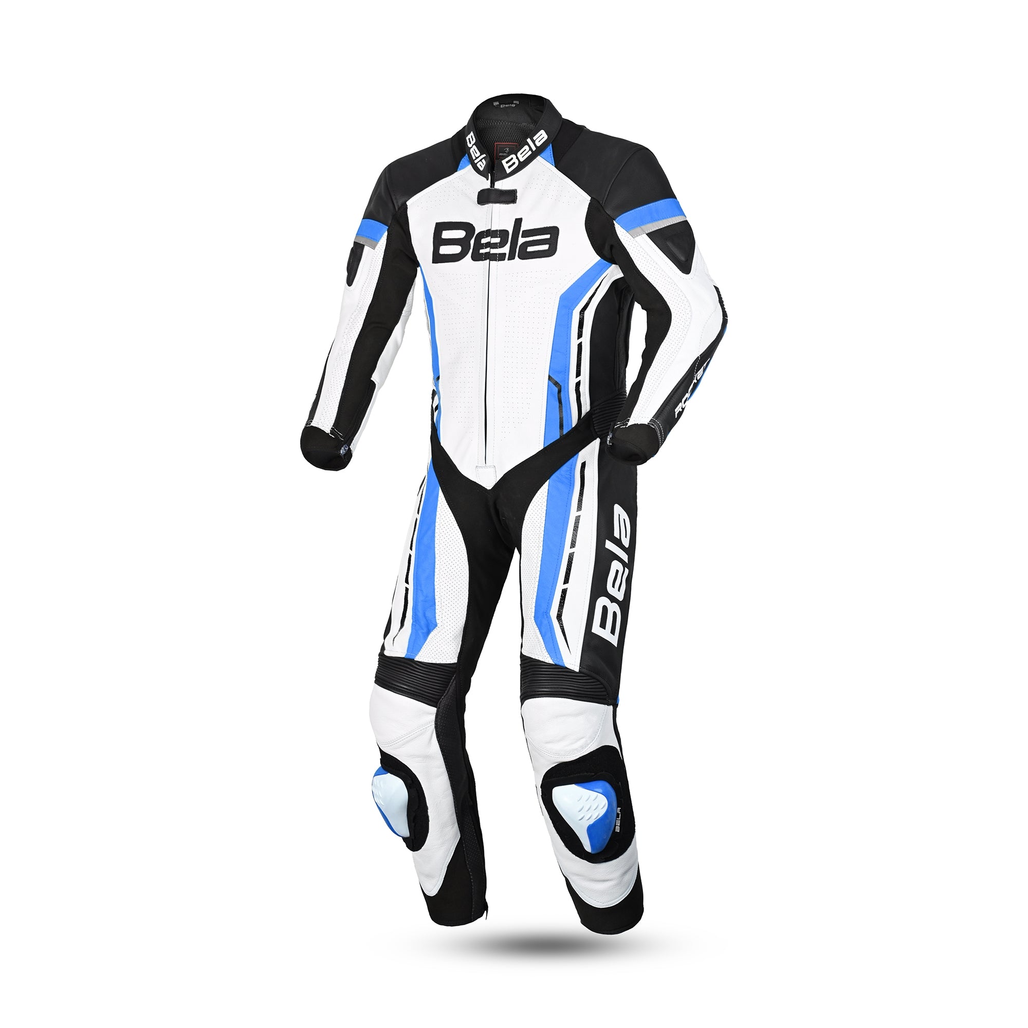 BELA ROCKET KIDS 1 PC Moto Fato Branco Azul Preto – 1 – Maximomoto PT