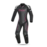 BELA ROCKET MIX 1 PC Fatos De Moto Senhora Branco Preto Rosa