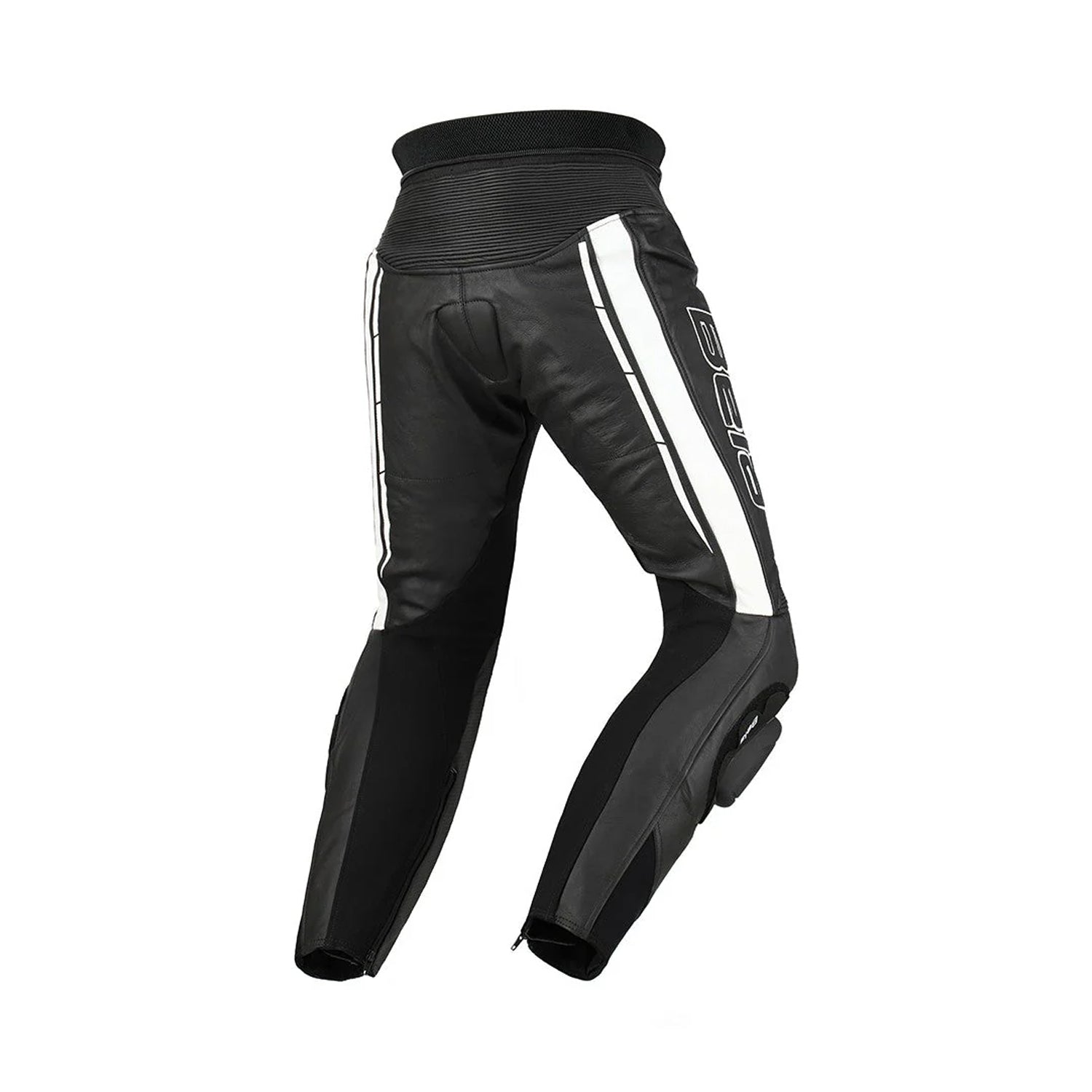 BELA ROCKET Moto Senhora Couro Calcas Preto Branco – 4 – Maximomoto PT