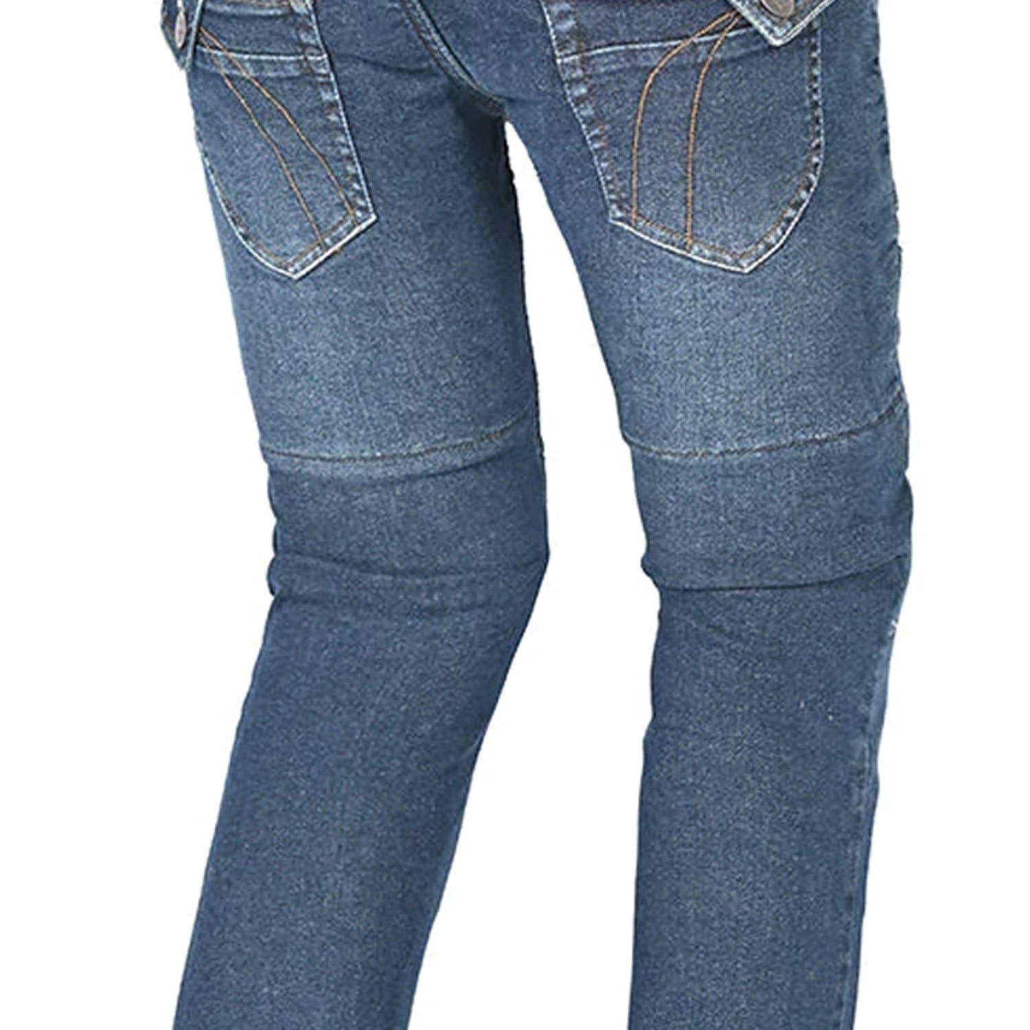 Beautiful Rosekin Motorcycle Ladies Denim Jeans Blue – 7 – Maximomoto PT