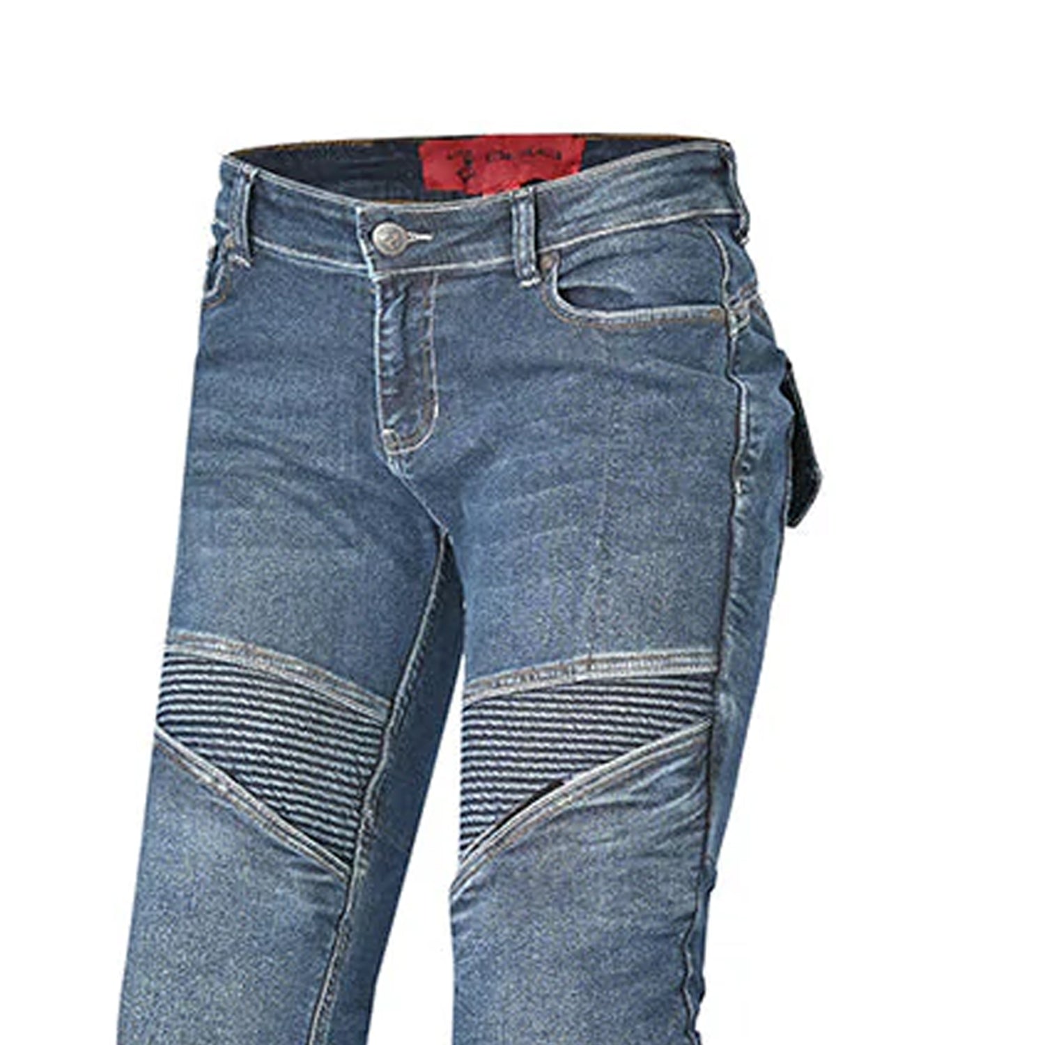 Beautiful Rosekin Motorcycle Ladies Denim Jeans Blue – 9 – Maximomoto PT