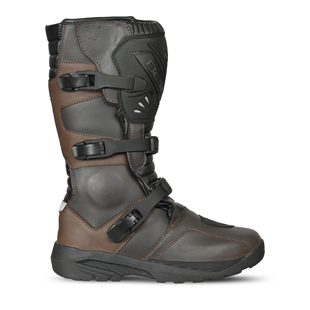BELA SENIOR WP Moto Couro Botas Marrón - Imagem do lado direito de Boots