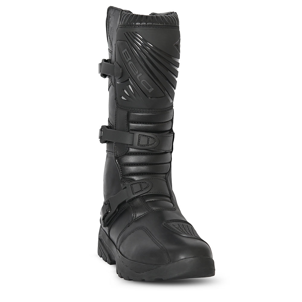 BELA SENIOR WP Moto Couro Botas Preto - Imagem frontal da Boots