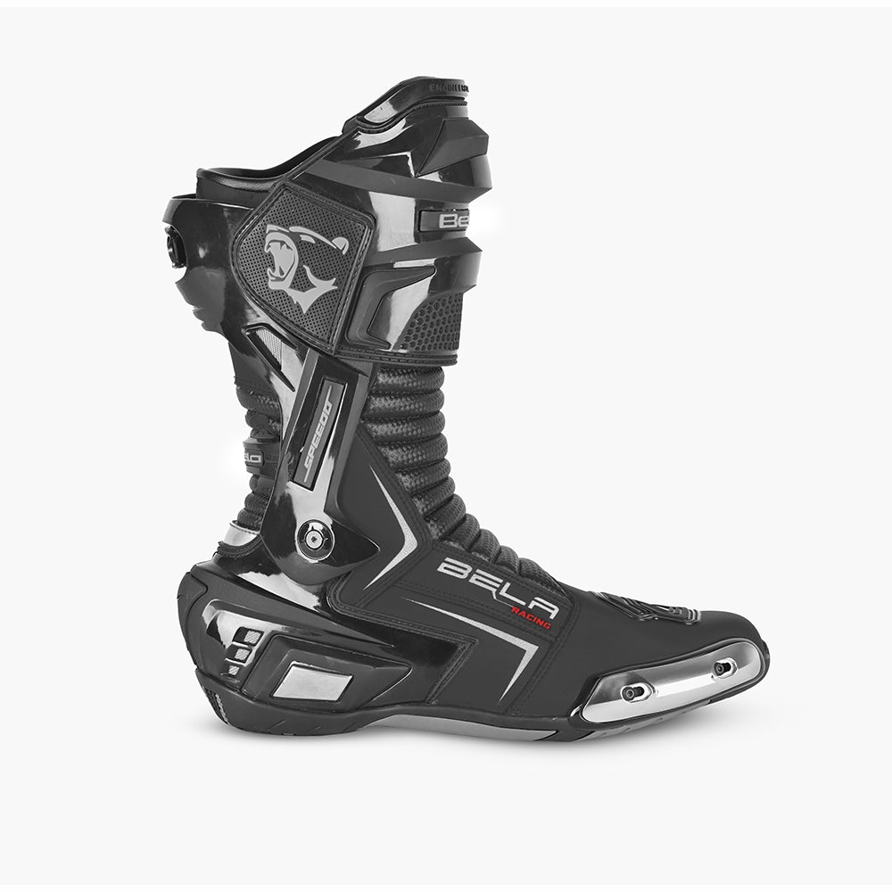 BELA SPEEDO 2.0 Couro Moto Botas Preto - Imagem do lado direito de Boots
