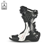 BELA SPEEDO 2.0 Couro Moto Botas Preto Branco