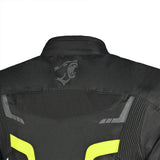 BELA SPRINTER Moto Senhora Textil Casacos Preto Amarelo Fluo - Imagem parte superior costas Casacos