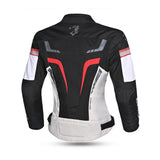 BELA SPRINTER Motorcycle Lady Textile Coats Black Ice Red