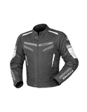BELA SPRINTER Moto Textil Casaco Preto Branco Cinza - Imagem frontal da Casacos