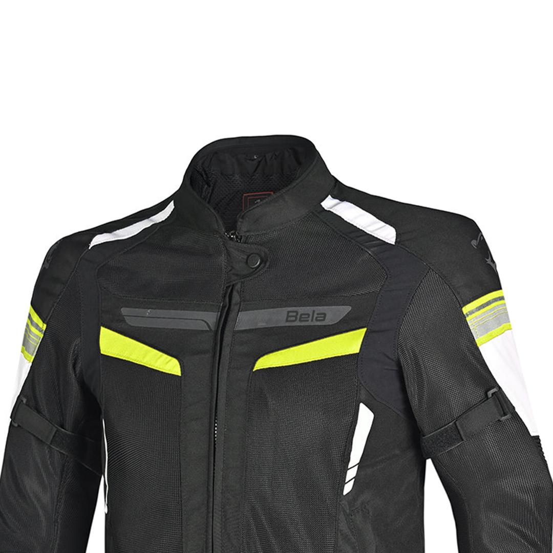 BELA SPRINTER Motorcycle Textile Jackets Black Fluorescent Yellow – 5 – Maximomoto PT