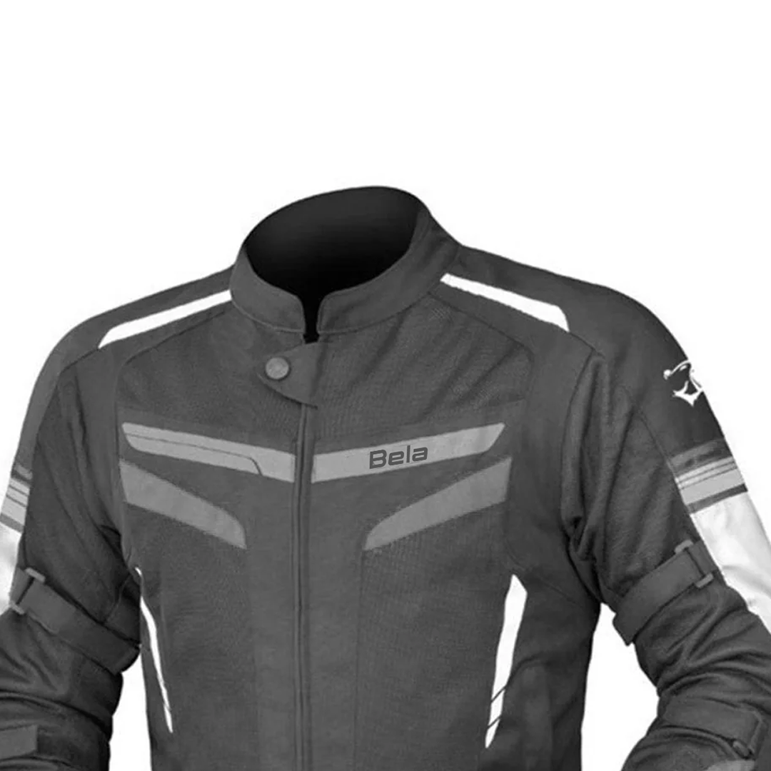 BELA SPRINTER Casacos De Moto Textil Preto Branco Cinza – 6 – Maximomoto PT