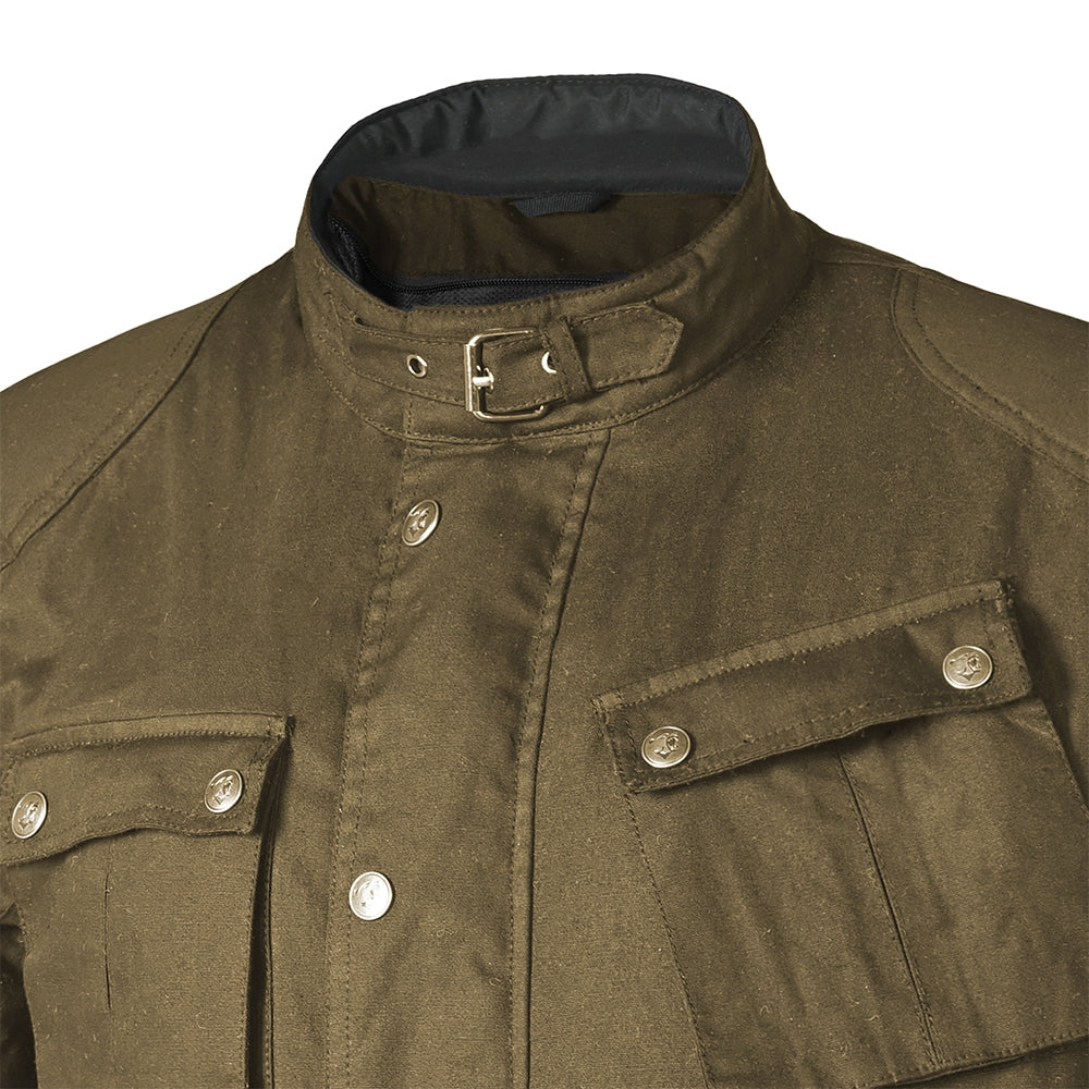 BELA TECTICAL COTTON WAX Motorcycle Textile Jackets Green – 4 – Maximomoto PT