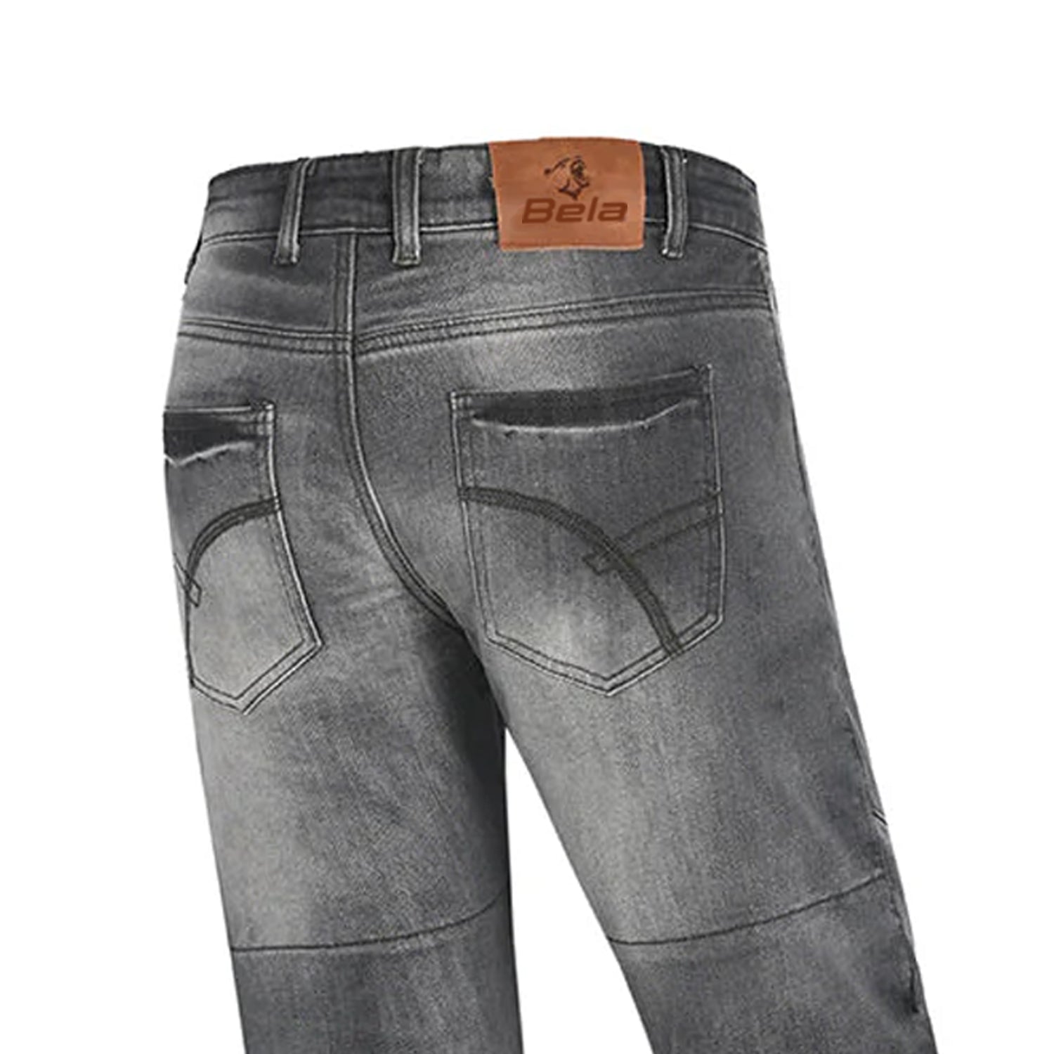 BELA TOM Jeans Moto Dark Gray Pants – 7 – Maximomoto PT