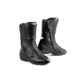BELA TOUR TECH Moto Couro Botas Preto - Imagem dupla de botas