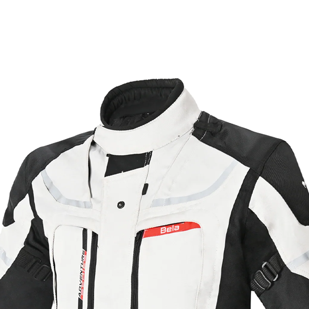 Beautiful Transformer 3 in 1 Motorcycle Jacket Gray Black Red – 5 – Maximomoto PT