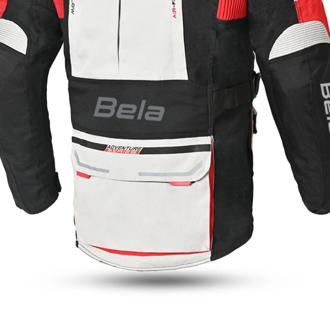 Beautiful Transformer 3 in 1 Motorcycle Jacket Gray Black Red – 4 – Maximomoto PT