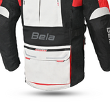 Beautiful Transformer 3 in 1 Motorcycle Jacket Gray Black Red