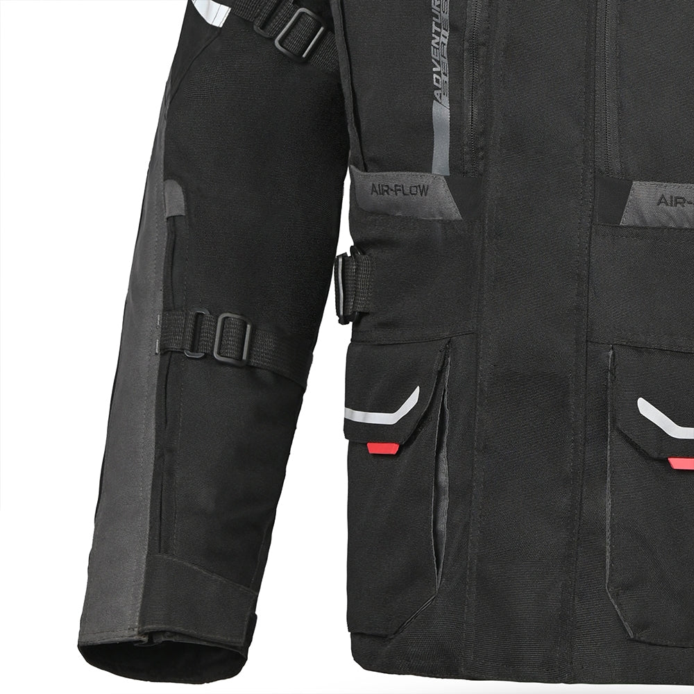 BELA TRANSFORMER 3 Em 1 Moto Casaco Preto Antracite - Imagem frontal direita da Casacos