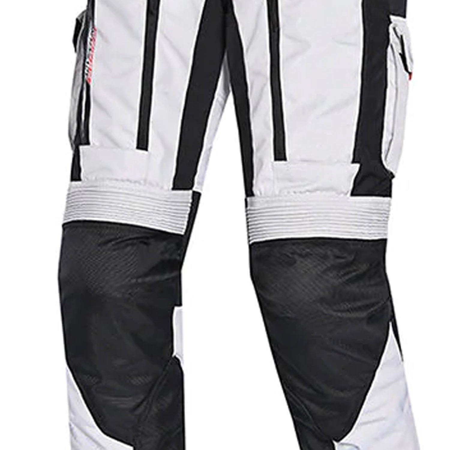 BEAUTIFUL TRANSFORMER Motorcycle Textile Pants Gray Black Red – 7 – Maximomoto PT