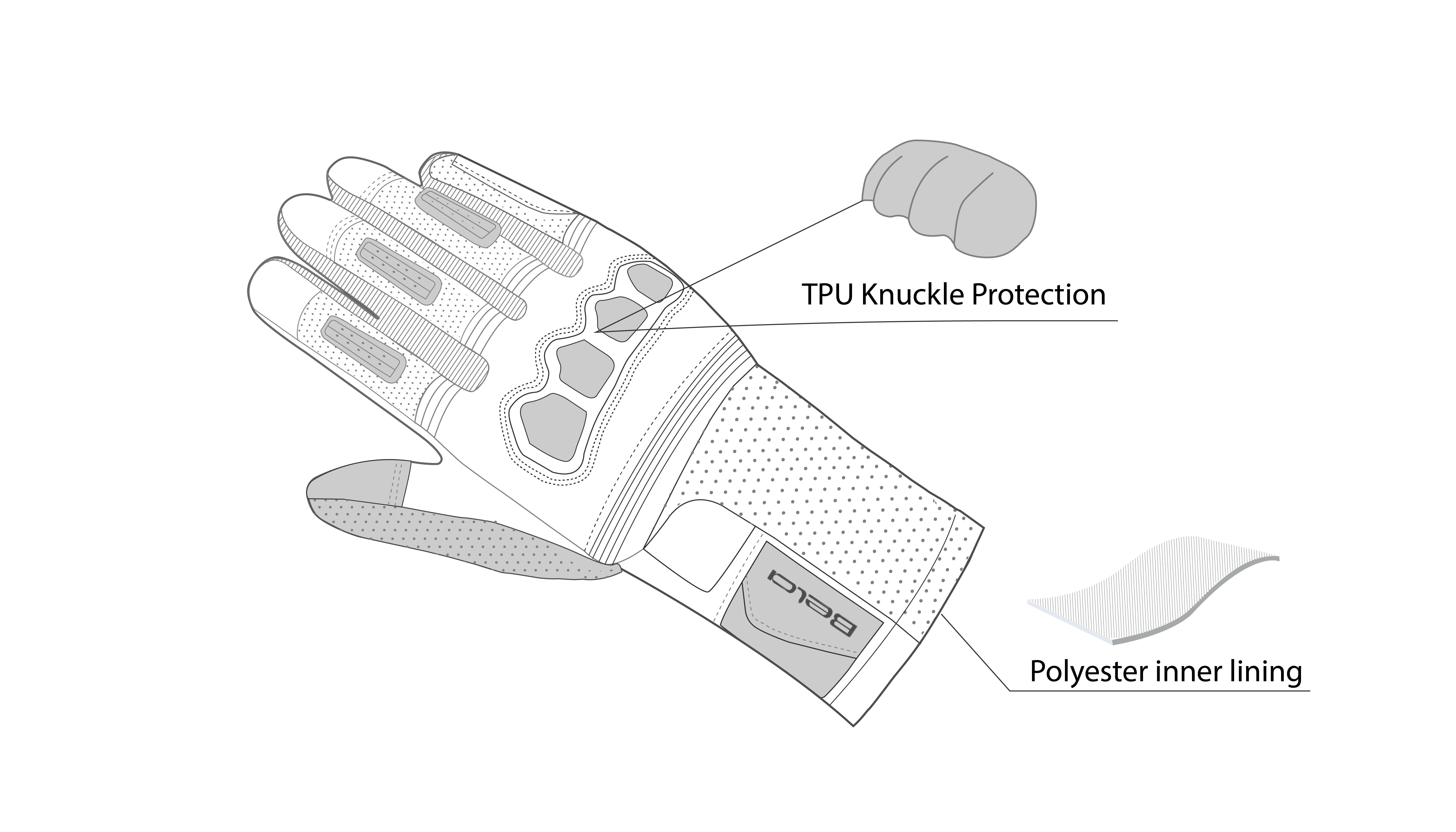 BELA TWIX Senhora Moto Textil Luvas Preto Rosa - Imagem vetorial 3 de luvas